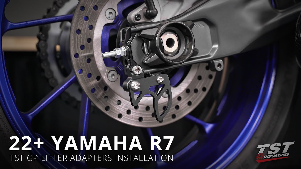 How to install GP Lifter Adapters on a 2022+ Yamaha R7 by TST Industries