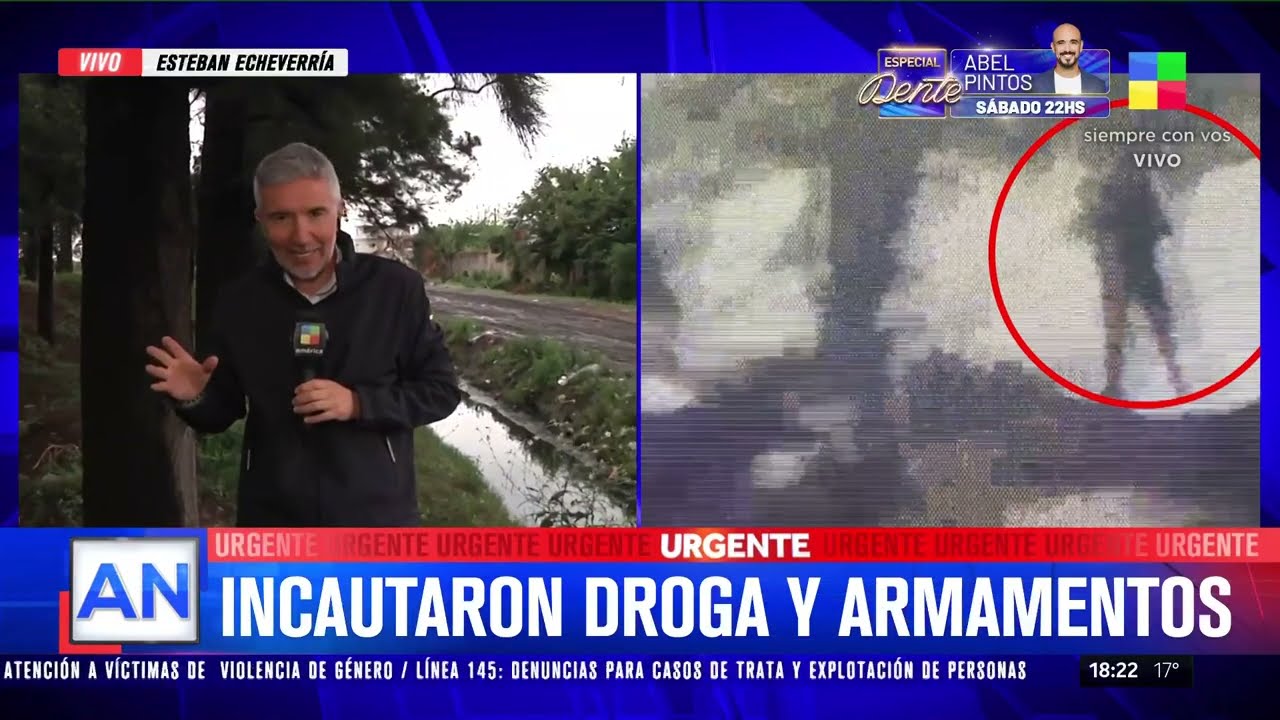 🔴 DESMANTELARON UN BÚNKER NARCO en medio de un pantano en Esteban Echeverría