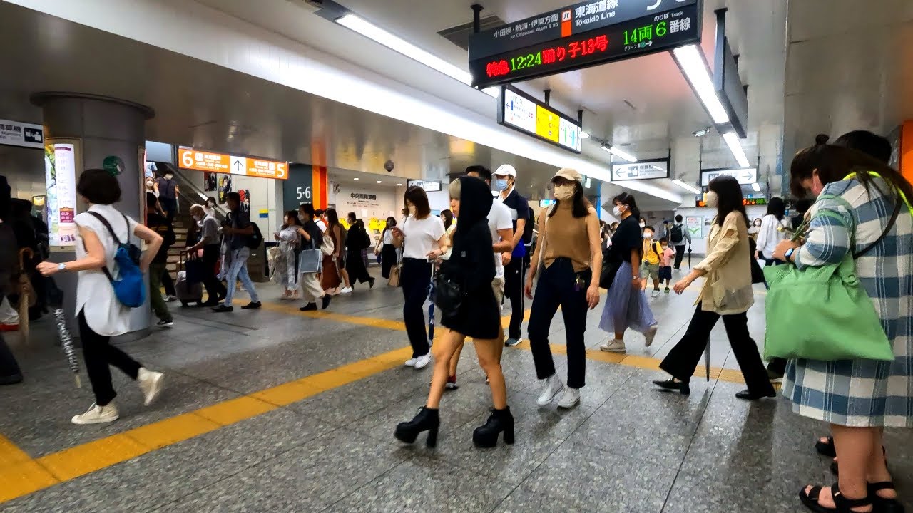 【4K高画質】横浜駅構内を散策！神奈川県横浜市(Japan Walking around Yokohama Station)2022年9月