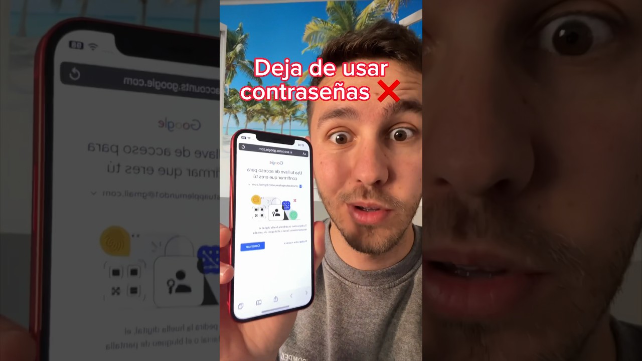 Deja de usar contrase&ntilde;a en tu cuenta de Google&hellip; ❌ Haz esto!
