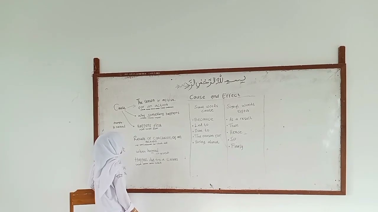 cause and effect. nama:Repilia kelas:XI-4