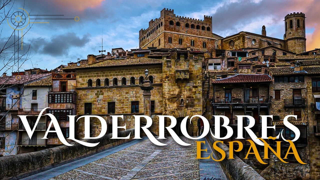 VALDERROBRES en 4K | El pueblo más bonito de ESPAÑA está en el MATARRAÑA