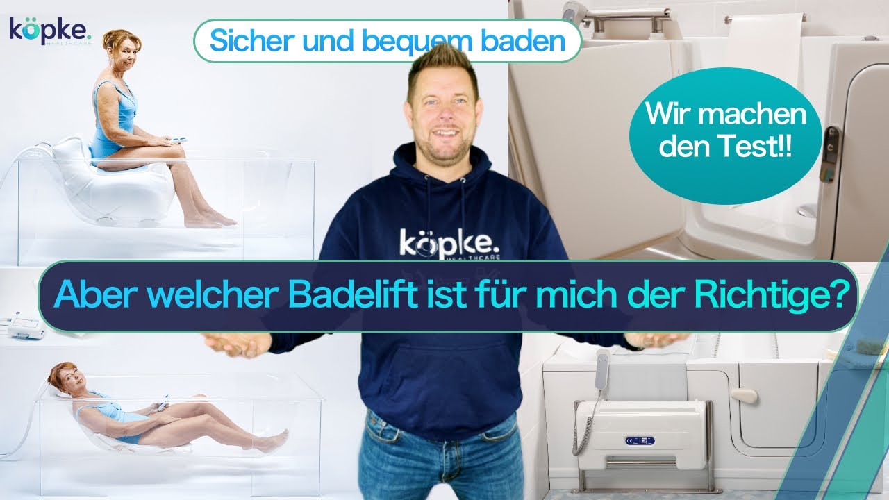 Wir machen den Test! Badewannenlifter von Köpke-Healthcare   4K