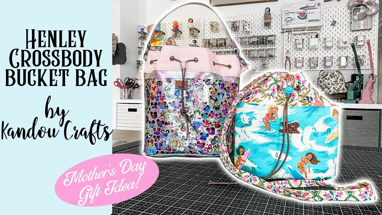 A Trendy Bag For Every Occasion! Let's Make The Henley Crossbody Bucket Bag!