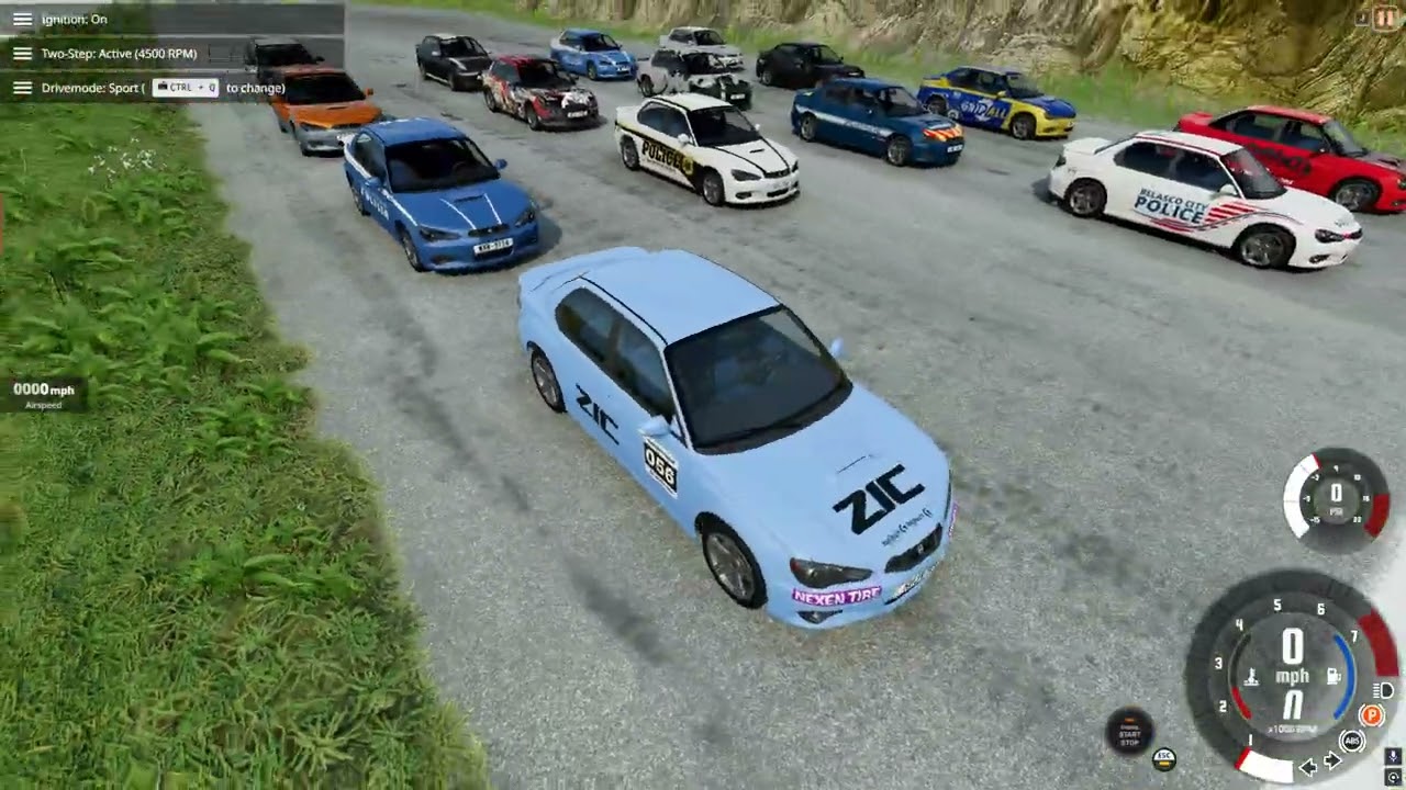 BeamNG drive sunburst race