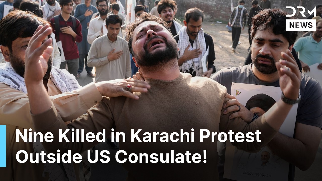 BREAKING: Deadly Clashes Erupt Outside U.S. Consulate Karachi After Khamenei&rsquo;s Killing | AH1Z