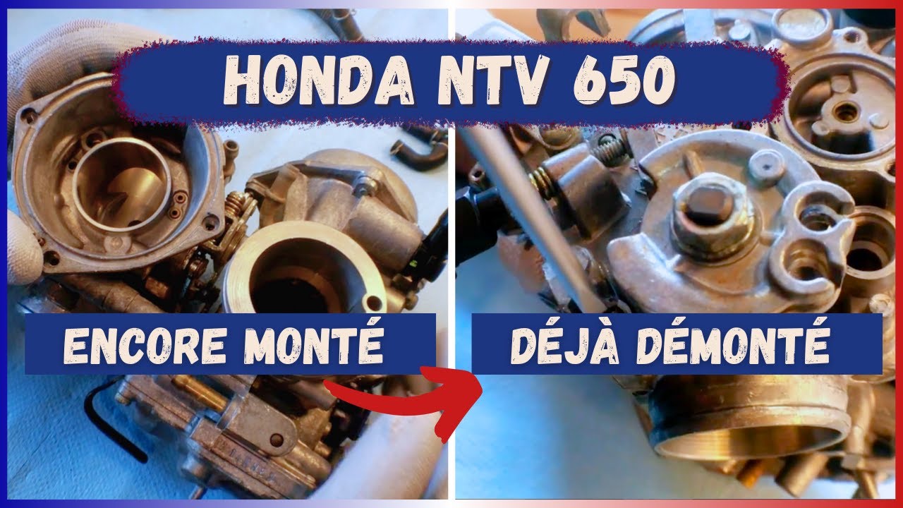 Démonter le carburateur Honda NTV650,  L'Ange des Carbus