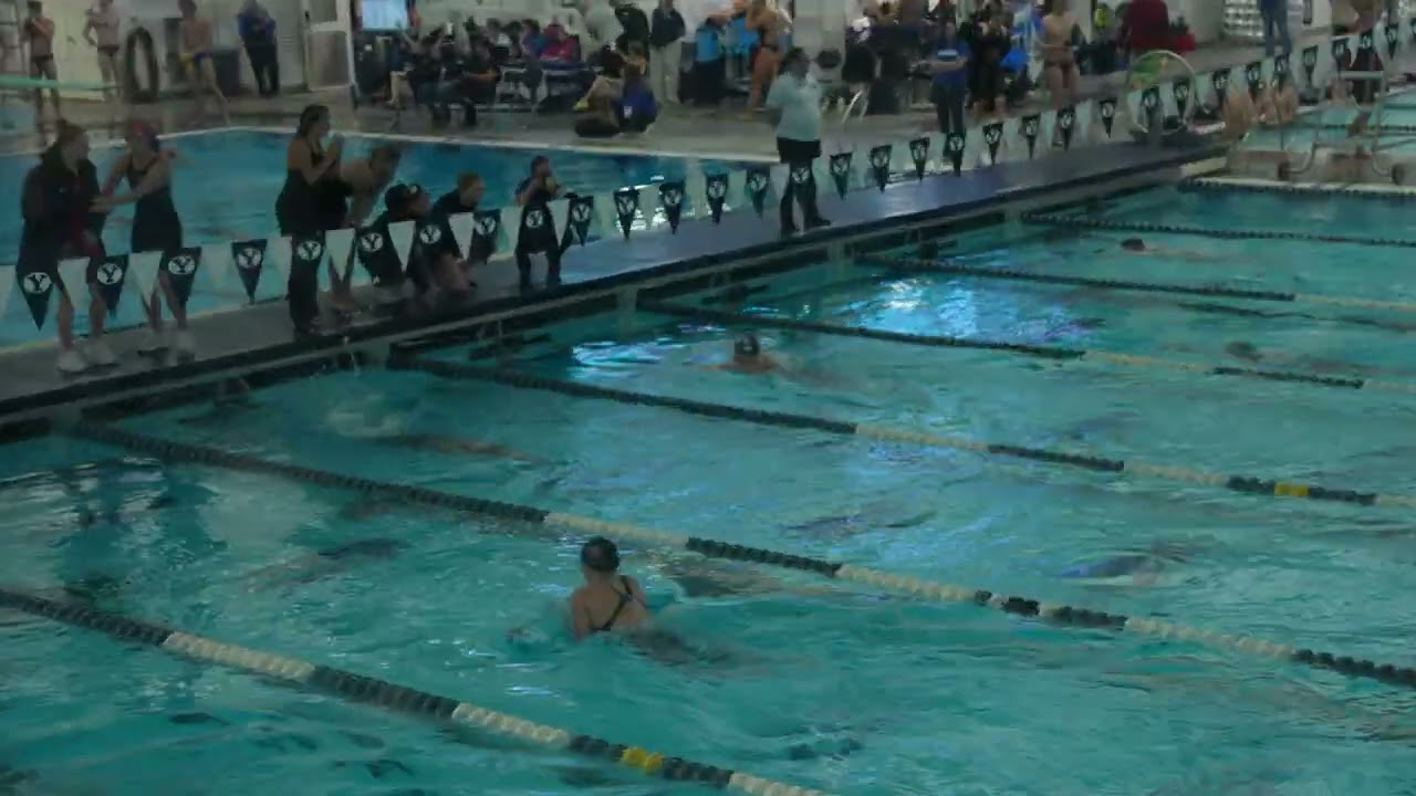 BYU Freshman Brinley Knoll NUKES 400IM vs Air Force Academy