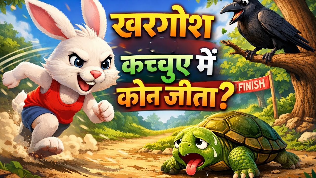 खरगोश और कछुए में कवन जीता 🤔🤔 