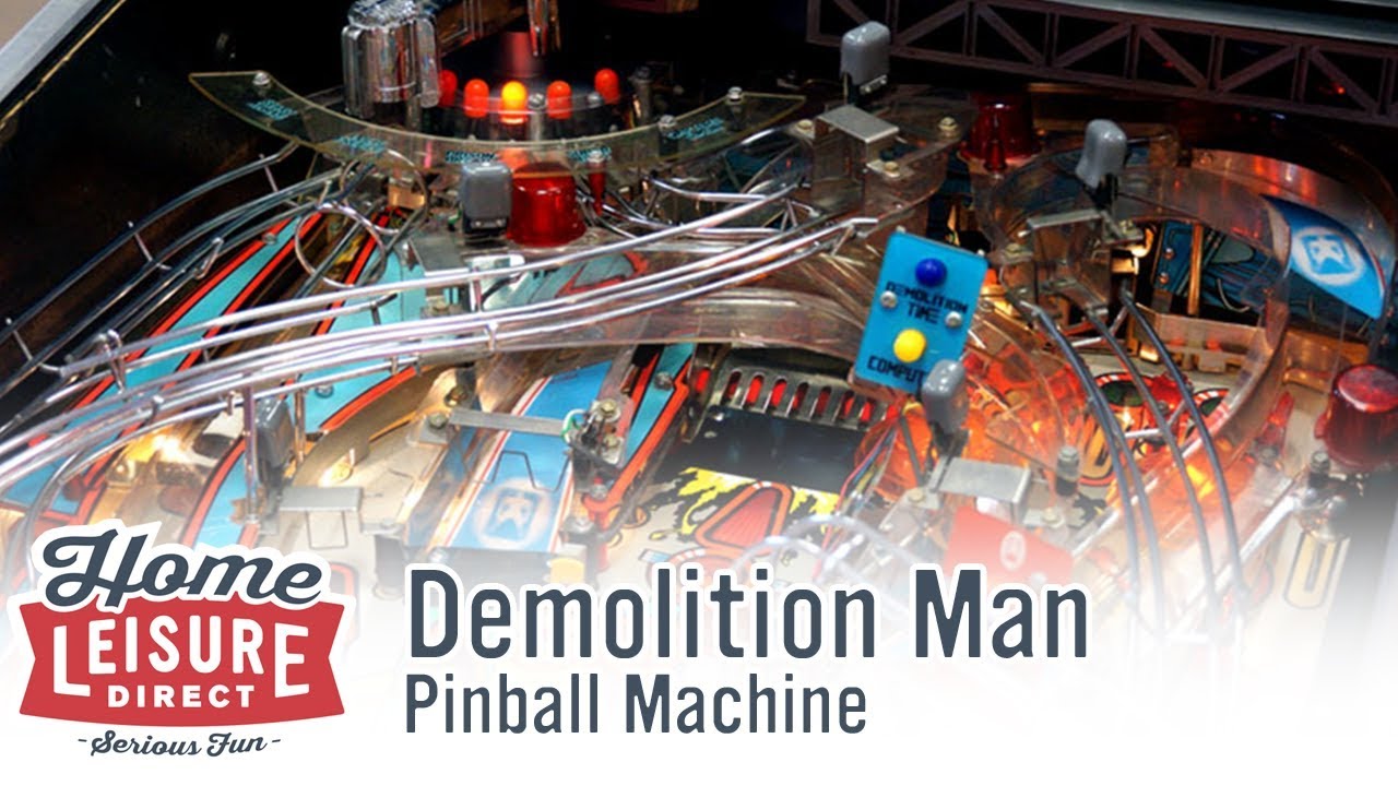 Demolition Man Pinball Machine (Williams 1994)