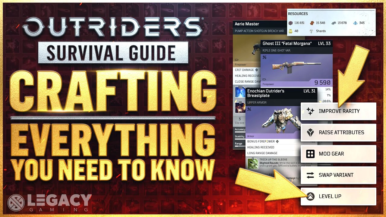 Outriders Ultimate Crafting Guide — ПОЛНАЯ ВЕРСИЯ | Всё, что нужно знать новичку | Полное руковод...