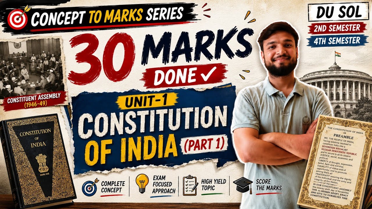 unit-1 Constitution of India|constitutional values and fundamental duties sem-2nd and 4th| B.A(prog)