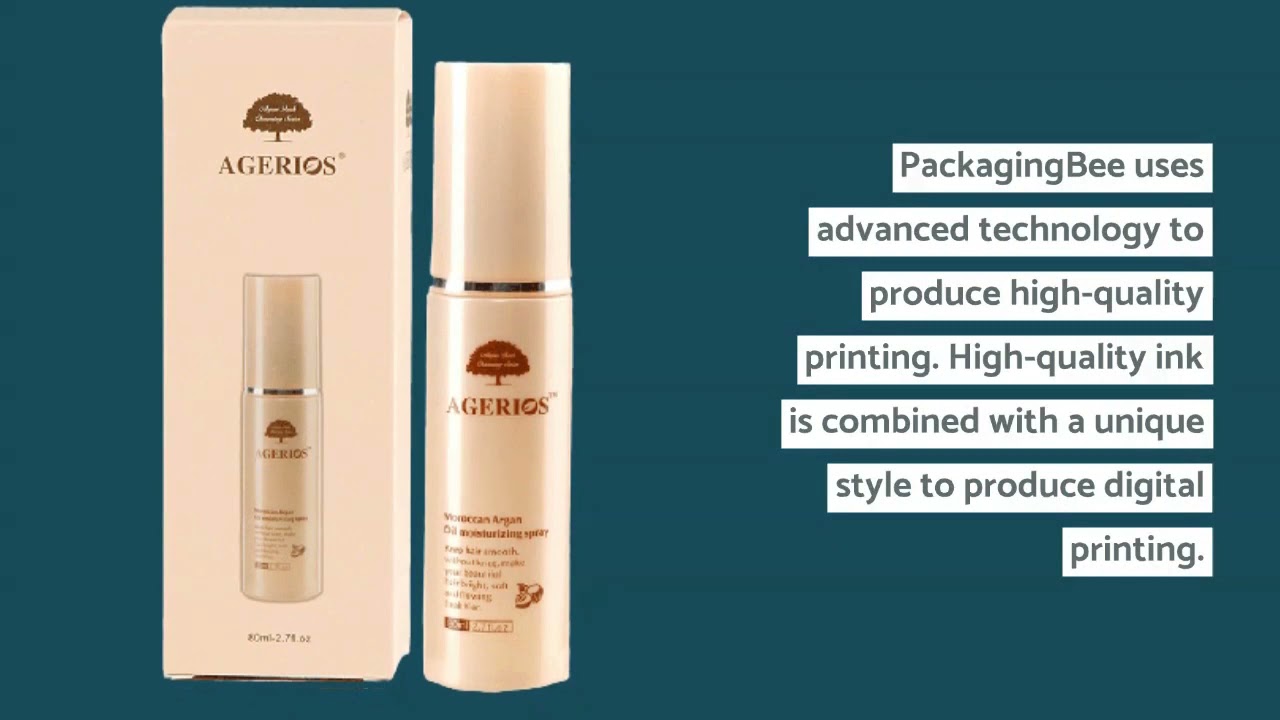 Custom Hair Spray Packaging | Cosmetic Boxes | PackagingBee