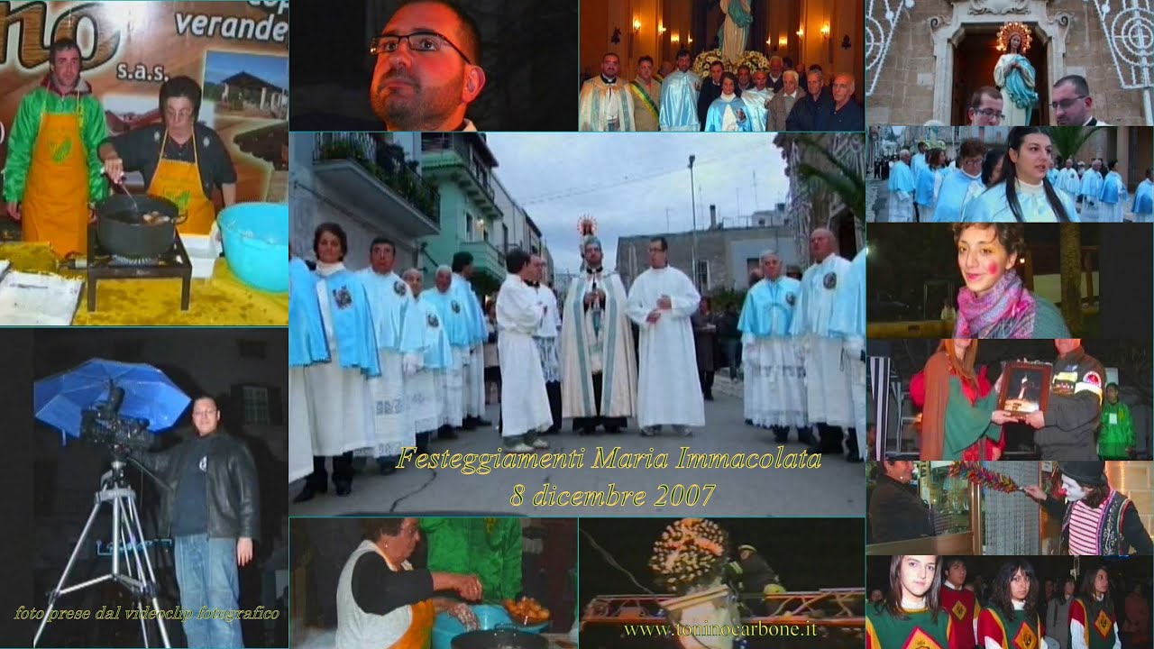Come eravamo... video clip fotografico festeggiamenti Maria SS Immacolata 8.12.07