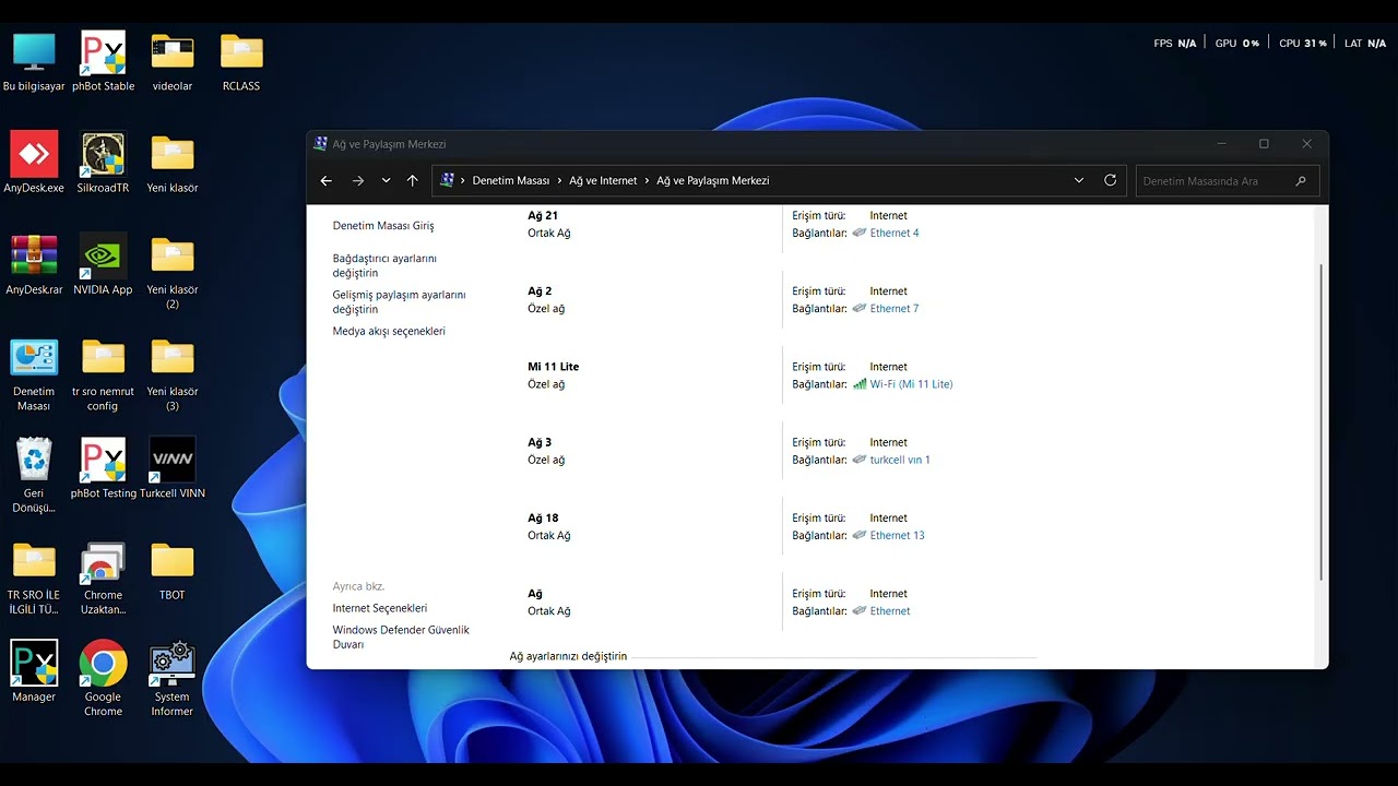 VIN KURULUMU VE İNTERNET ÖNCELİĞİ ATAMA