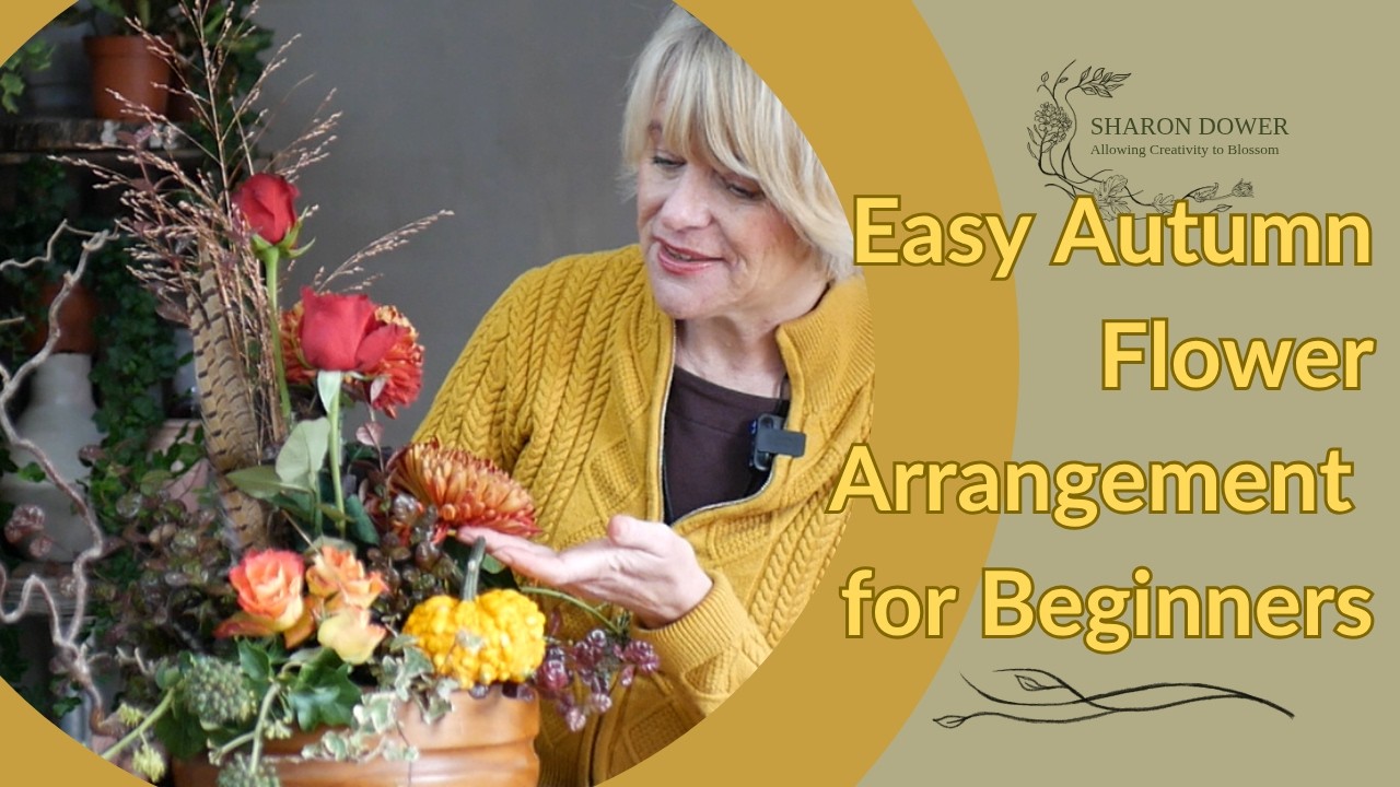 Узнайте, как создать красивую осеннюю цветочную композицию из сезонных цветов — идеально для нови...