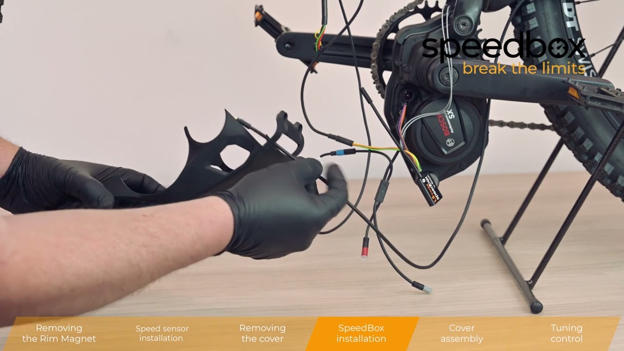 Installasjonsvideo for SpeedBox 1.5 for Bosch SX (Smart System + Rim Magnet) - EL-SYKKELTRIM