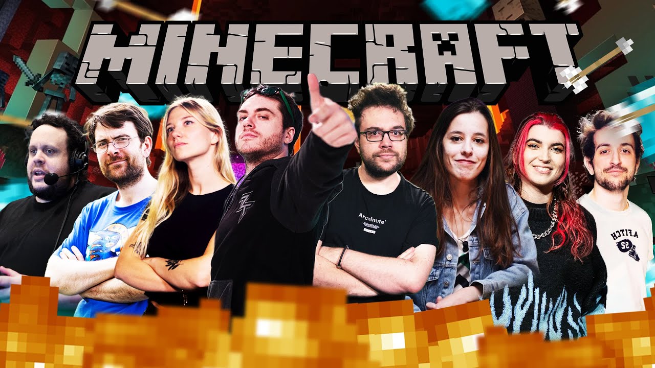 MINECRAFT, le retour (ft. Antoine Daniel, JDG, Baghera, Mynthos, Angle Droit, Horty et Etoiles)