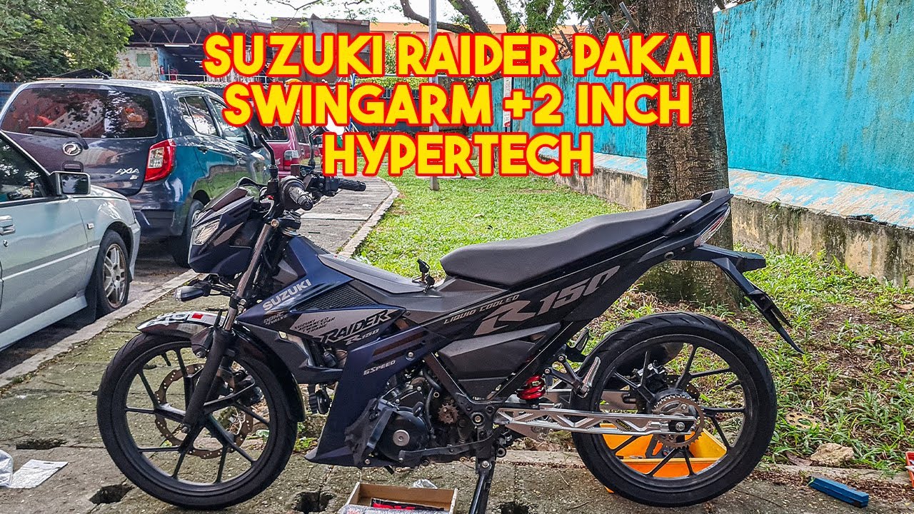 CARA TUKAR SWING ARM SUZUKI RAIDER 150FI