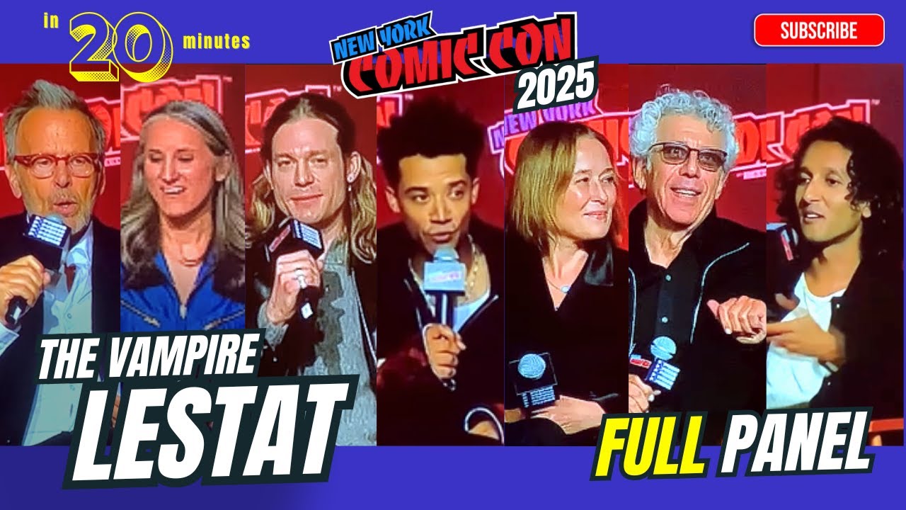 The Vampire Lestat FULL Panel NYCC 2025 #samreid #jacobanderson #annerice #nycc2025 #vampire #qanda