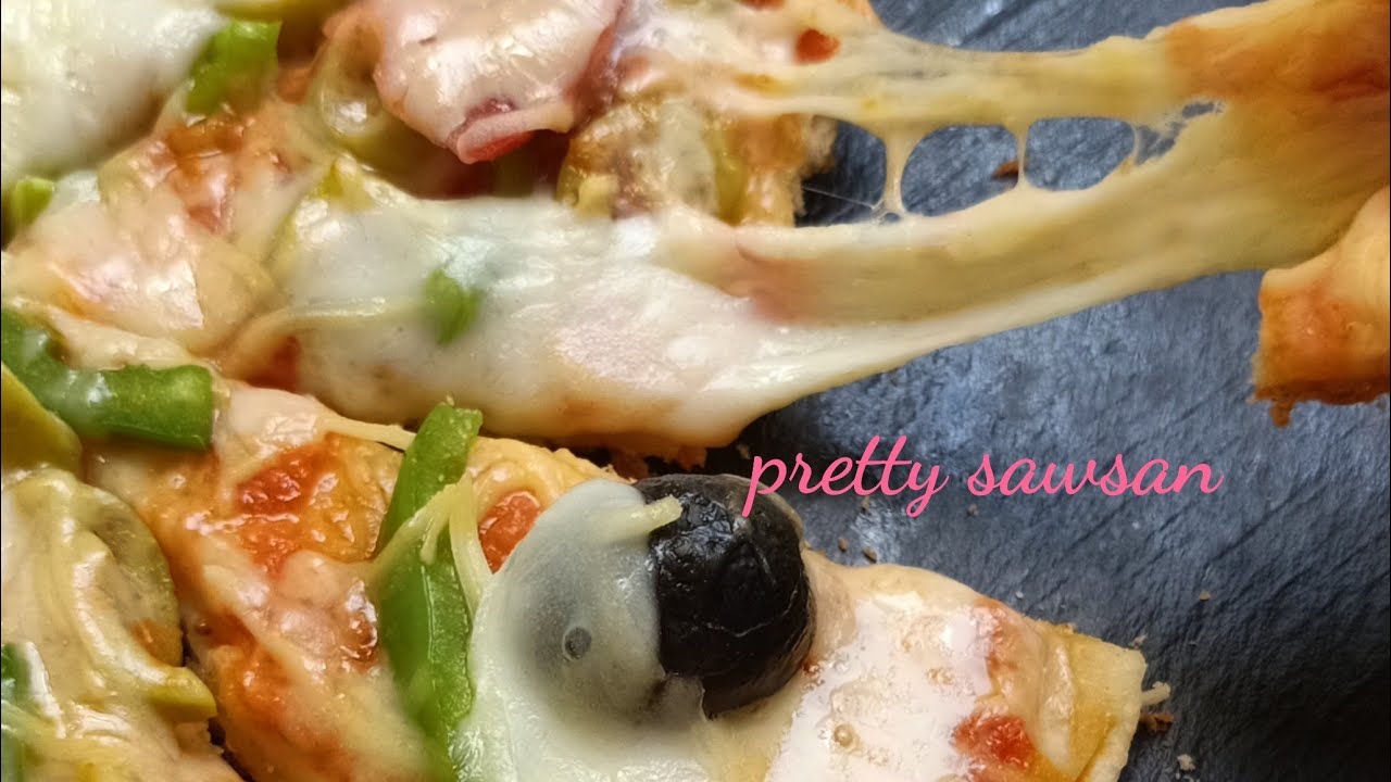 بيتزا المقلة🍕مقرمشة وخفيفة..وجدت في 10دقائق