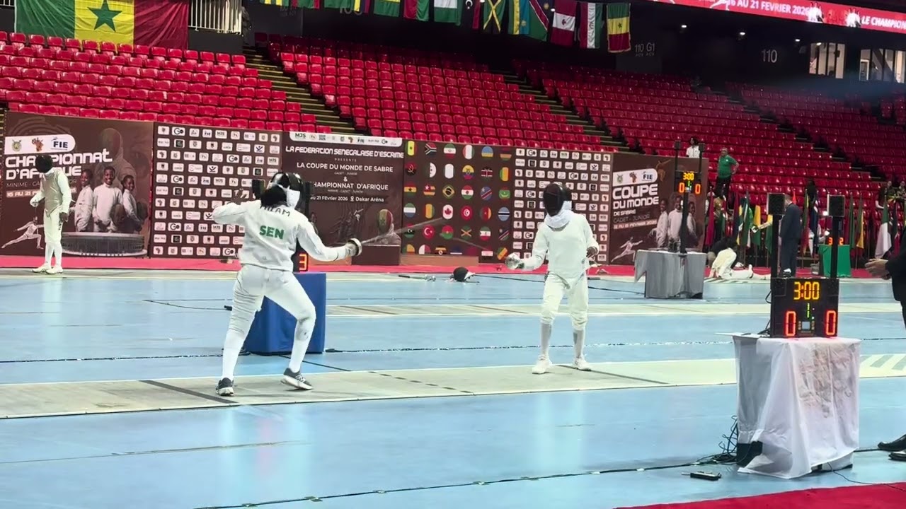 Junior African Championships 2026 - Senegal vs South Africa 🇿🇦 u17 women’s Epee 