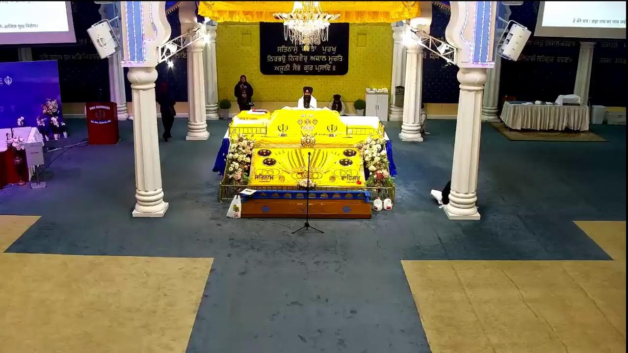 Sikh Gurdwara Sahib San Jose Live Telecast Sunday Evening Diwan Jan 25, 2026