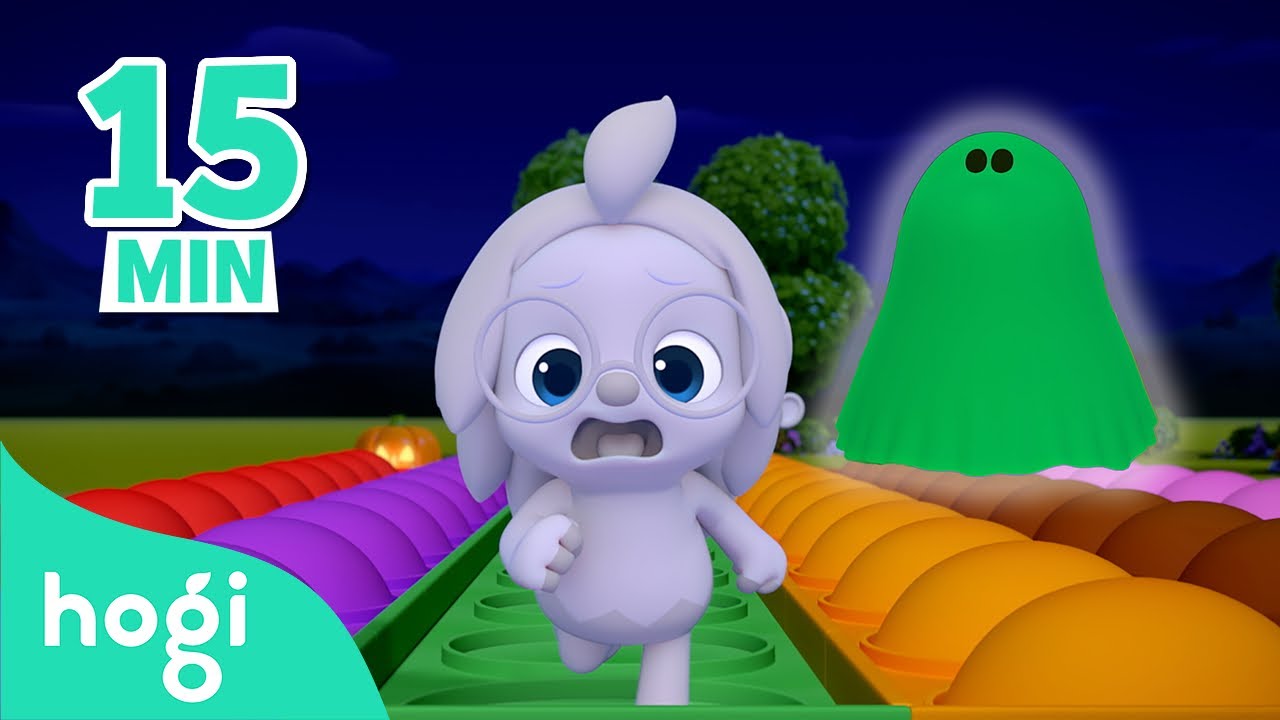 🎃 [NEW] Learn Colors with Pop It (Halloween ver.) 👻｜15min｜Halloween Colors｜Hogi Halloween