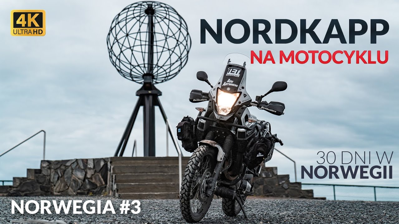 Dojechaliśmy na Nordkapp + nocleg. Yamaha Tenere XT660Z daje radę | #3