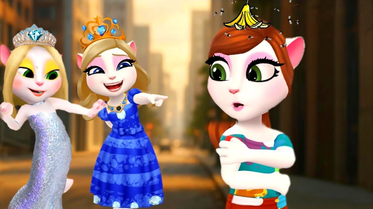 They mocked her for being poor, but she returned as the queen of wealth 😘 my talking angela 2 & 1
