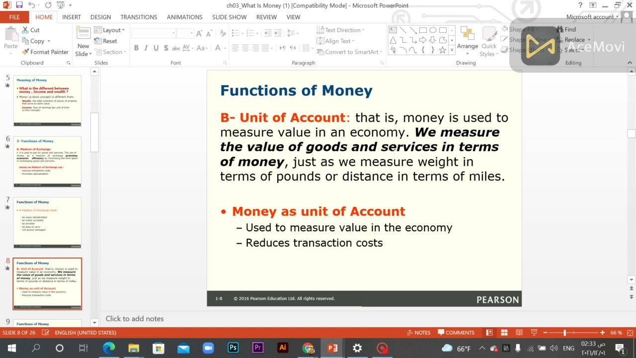 شرح ماده  Money and Banking  لتانيه تجاره انجلش ch3