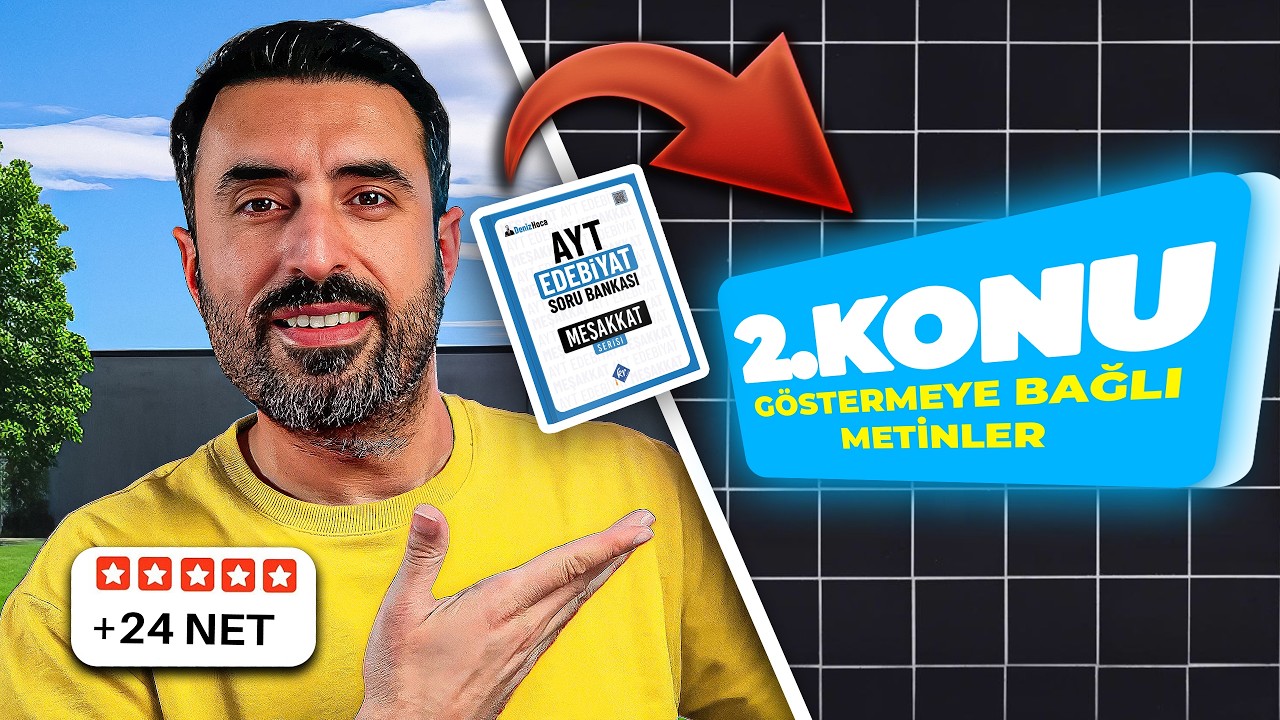 GÖSTERMEYE BAĞLI METİNLER SORU ÇÖZÜMÜ | 2.Konu | 📌 2026 AYT Edebiyat Soru Bankası