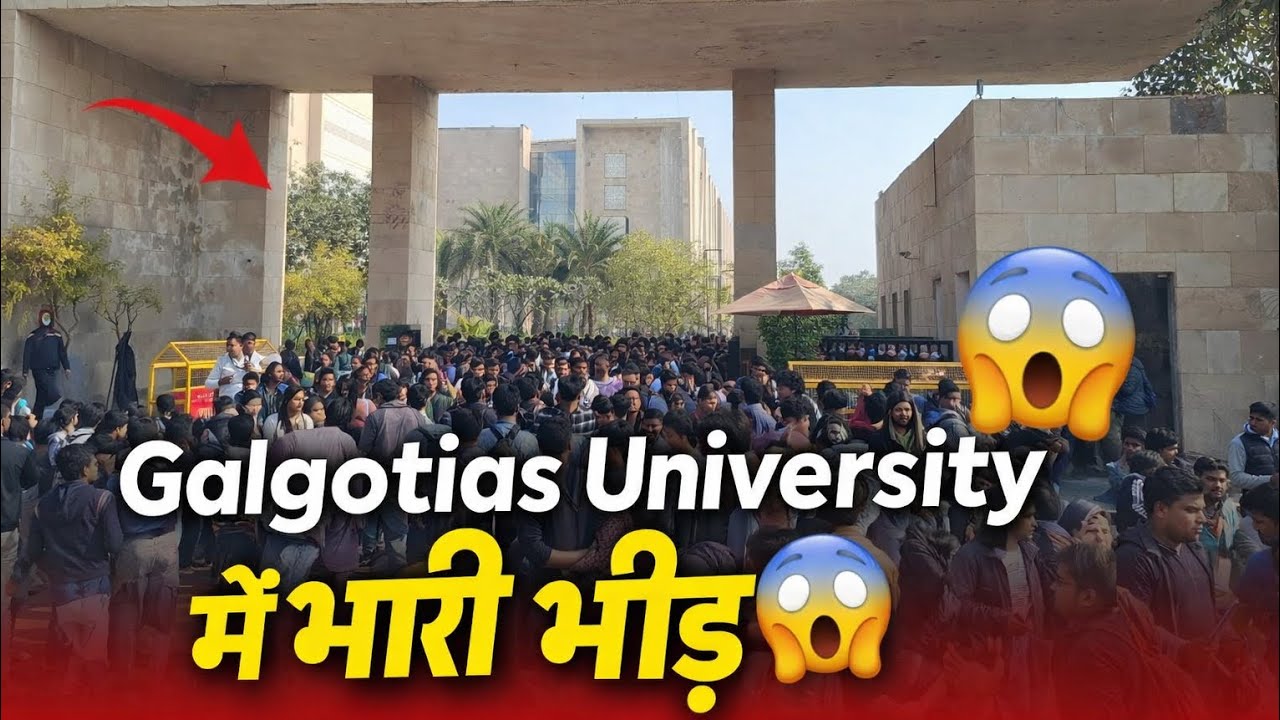 इतनी Crowd क्यों? | Galgotias University @GalgotiasUniversity_1 