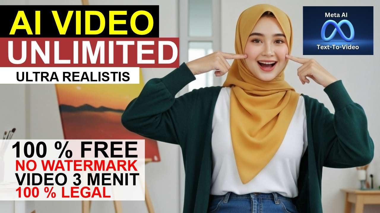 Meta AI Rilis! Editor Video AI Terbaik Gratis Seumur Hidup! #ai #tutorial