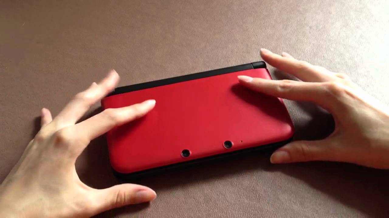 Nintendo 3DS XL - Red & Black - Unboxing
