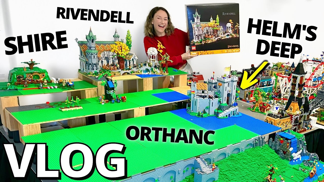The PERFECT LEGO City Layout For Middle Earth?? (And Placing $500 LEGO Rivendell)
