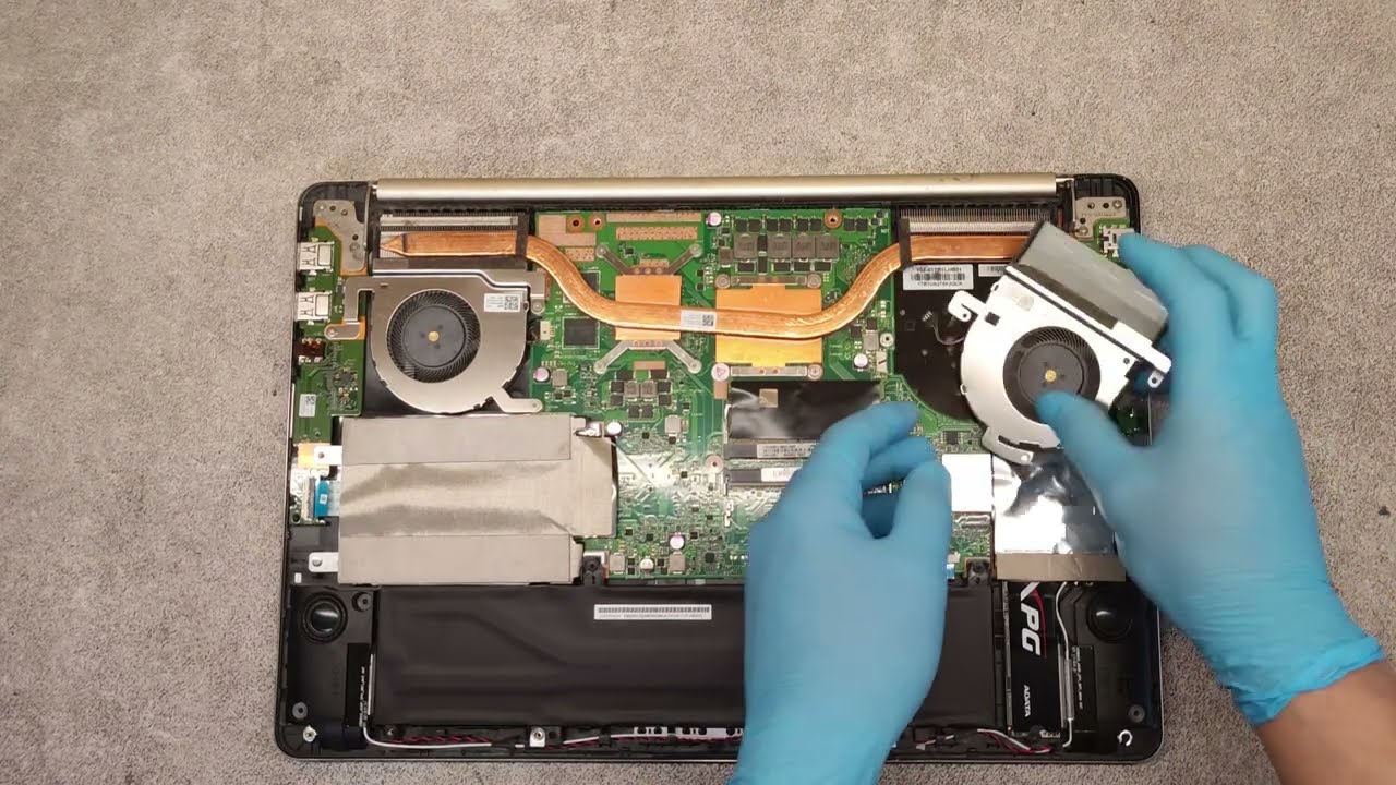 ASUS N580V DISASSEMBLY, RAM UPGRADE, SSD UPGRADE, FAN CLEANING, BATTERY REPLACEMENT, HDD REPLACEMENT