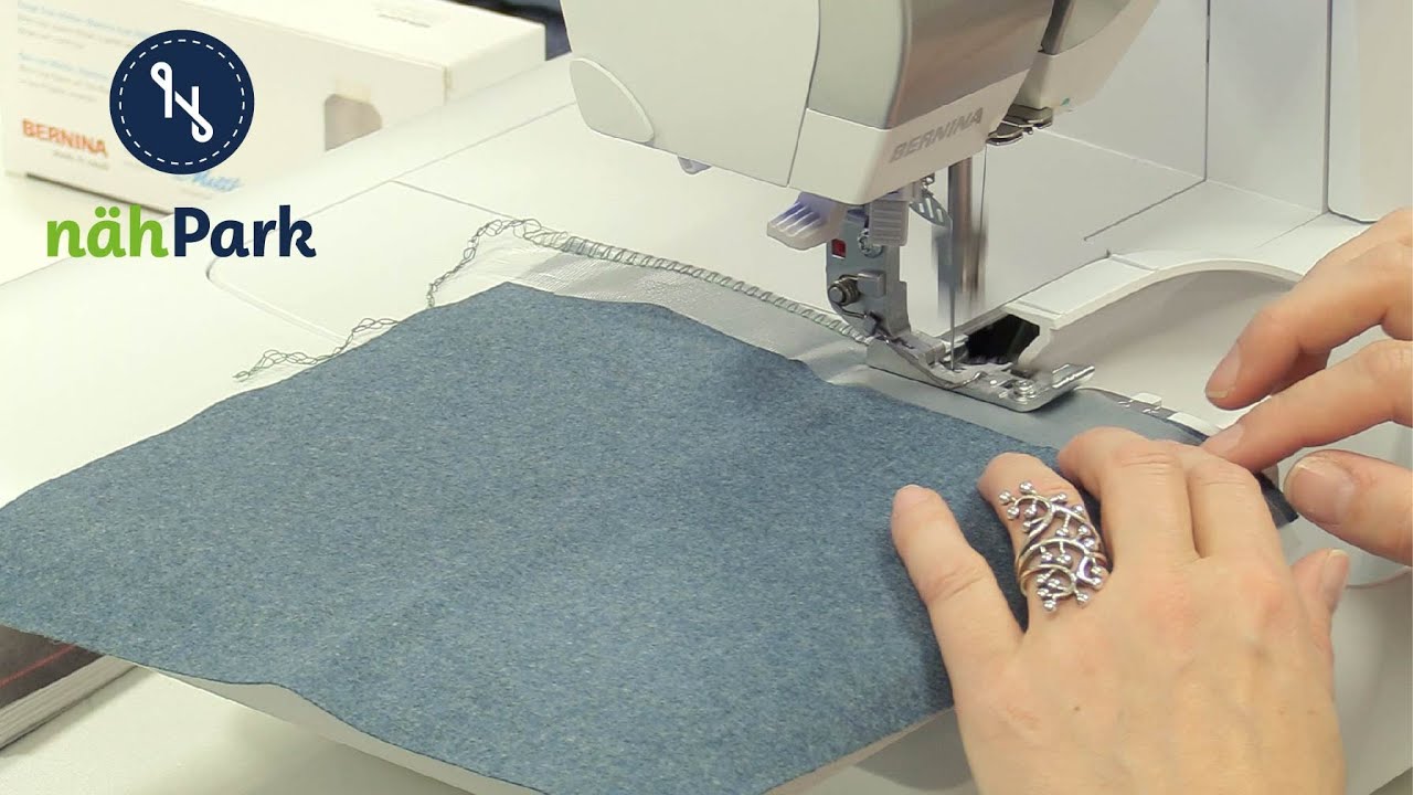 Bernina L850 Overlocker   den Feston-  oder Pariserstich nähen