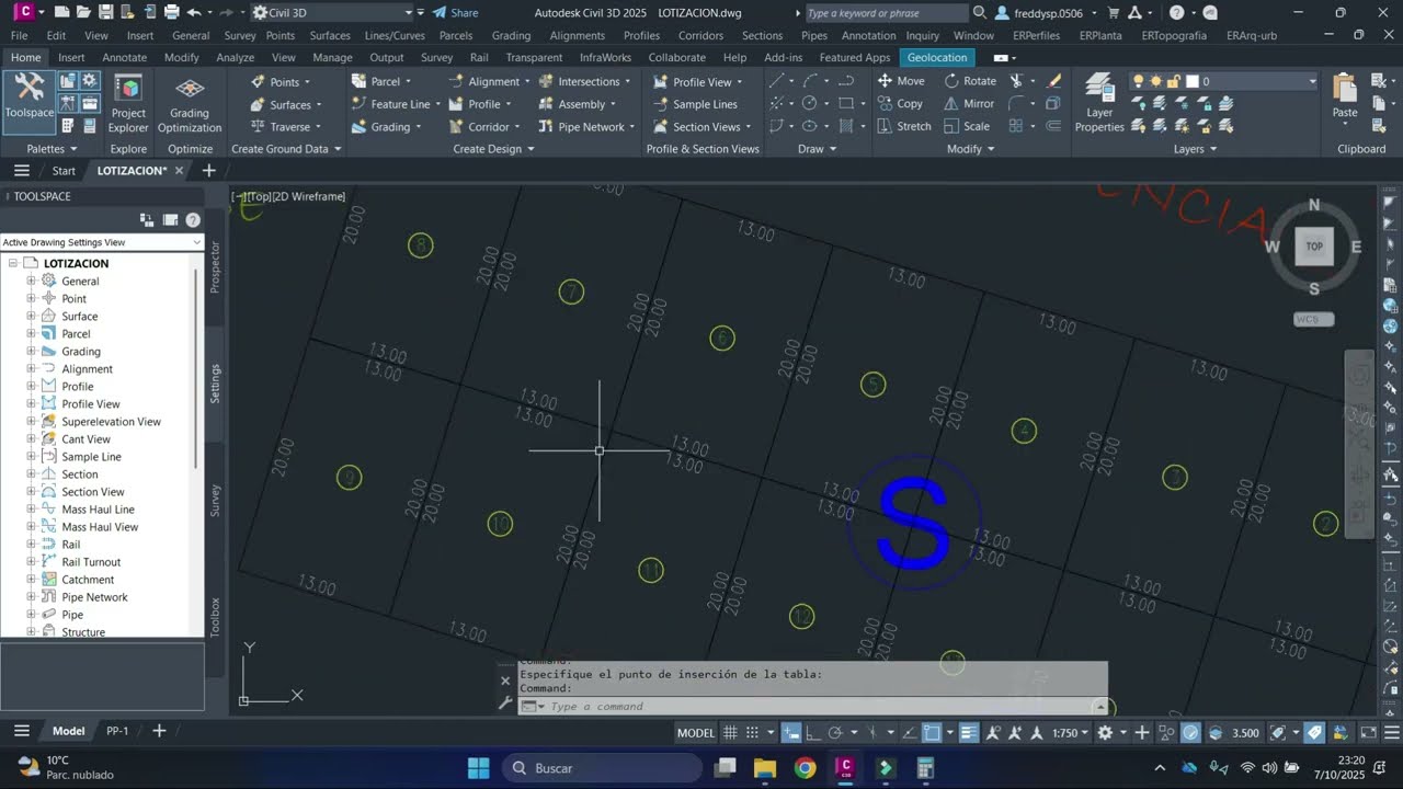 GENERAR CUADRO DE AREA Y PERIMETRO AUTOCAD CIVIL 3D 2025