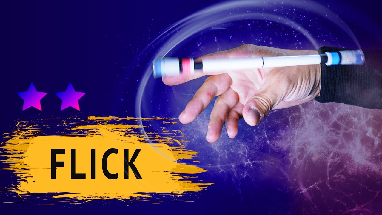 One of the easiest tricks in Pen Spinning - Flick tutorial