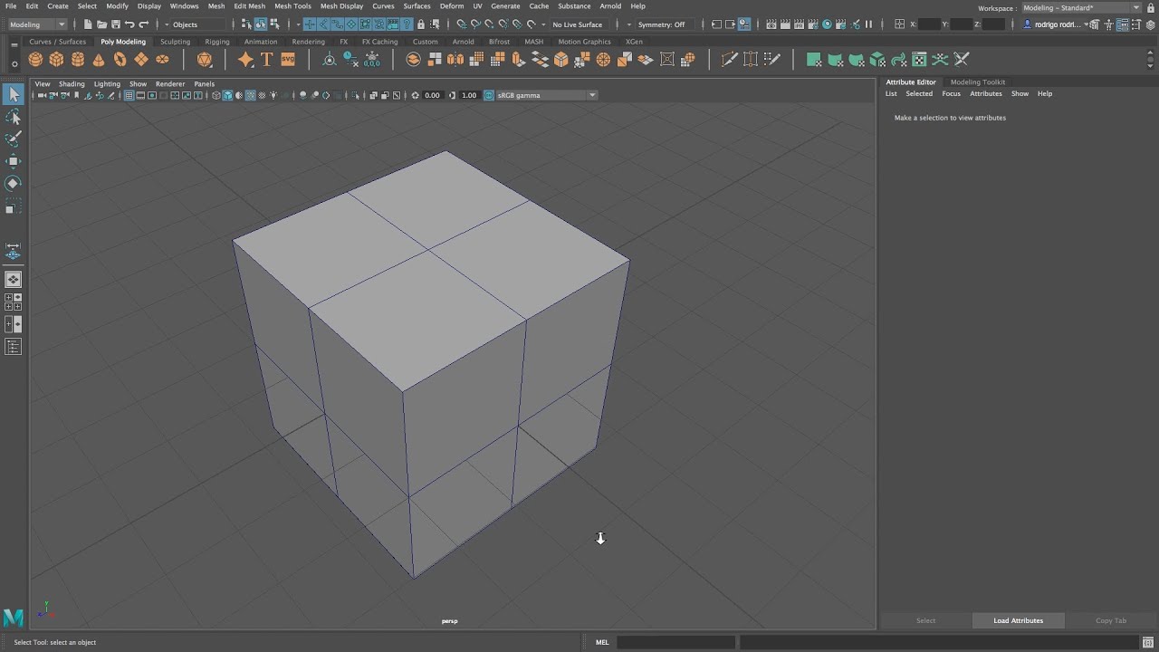 cine & video clase 00 Introducción MAYA Autodesk