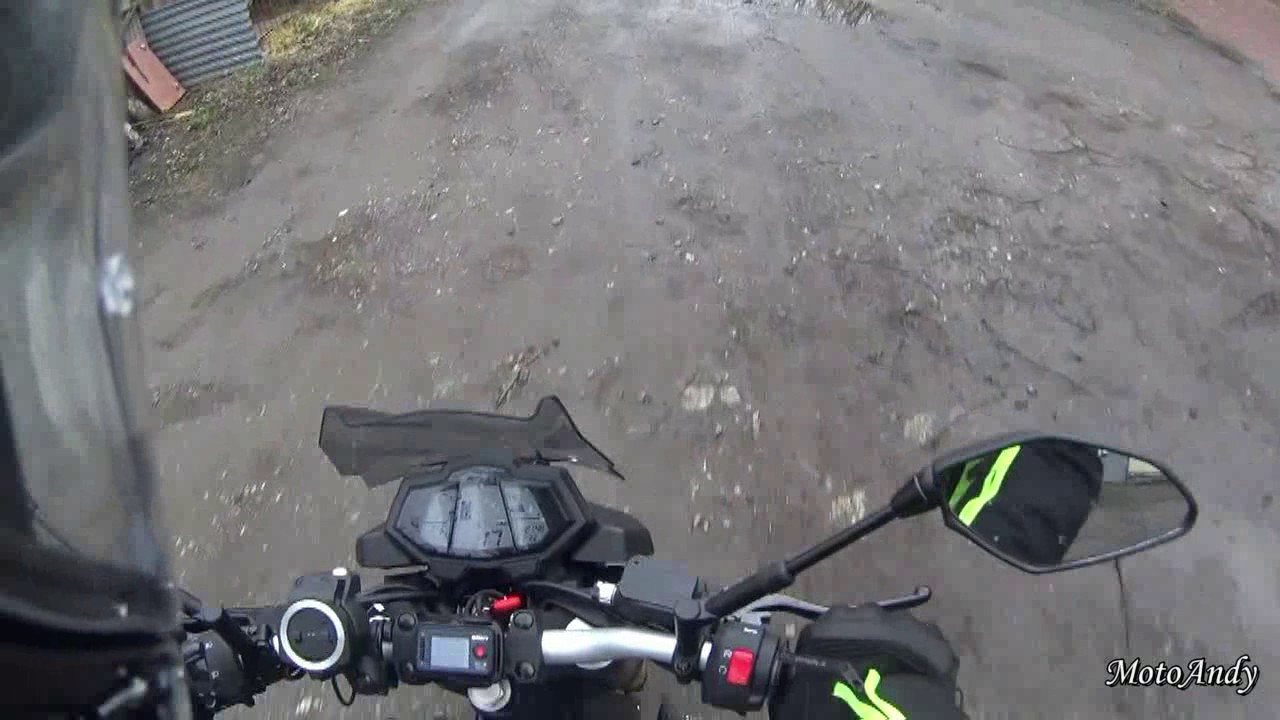 Yamaha First ride 2017 +test - action cam SONY HDR-AS200V