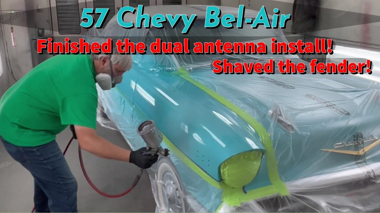 Welding, grinding, body work, and paint! The 57 Chevy Bel-Air Part 2 is done! Show time!