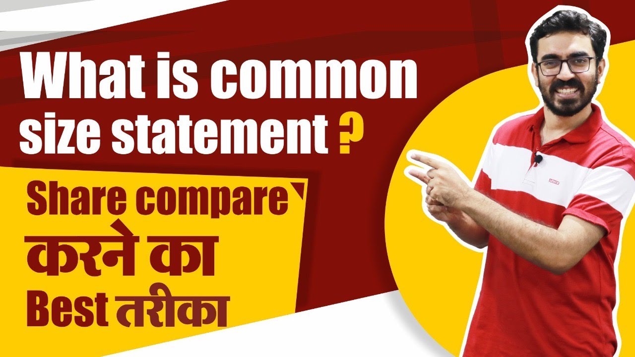 How to Compare and Pick Stocks | Common size Statement | Stock Market Classes