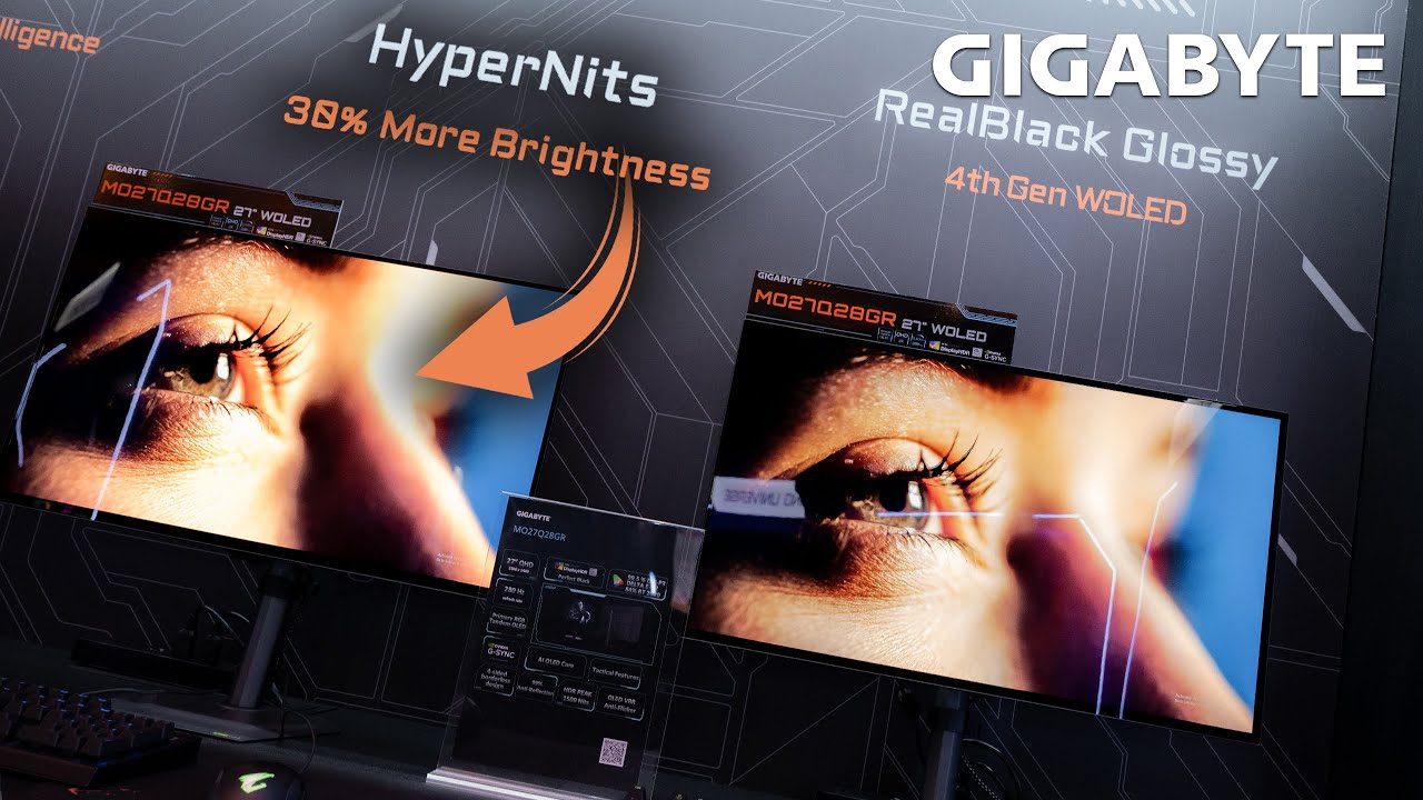 HyperNits, 30% MORE Brightness - Gigabyte CES 2026