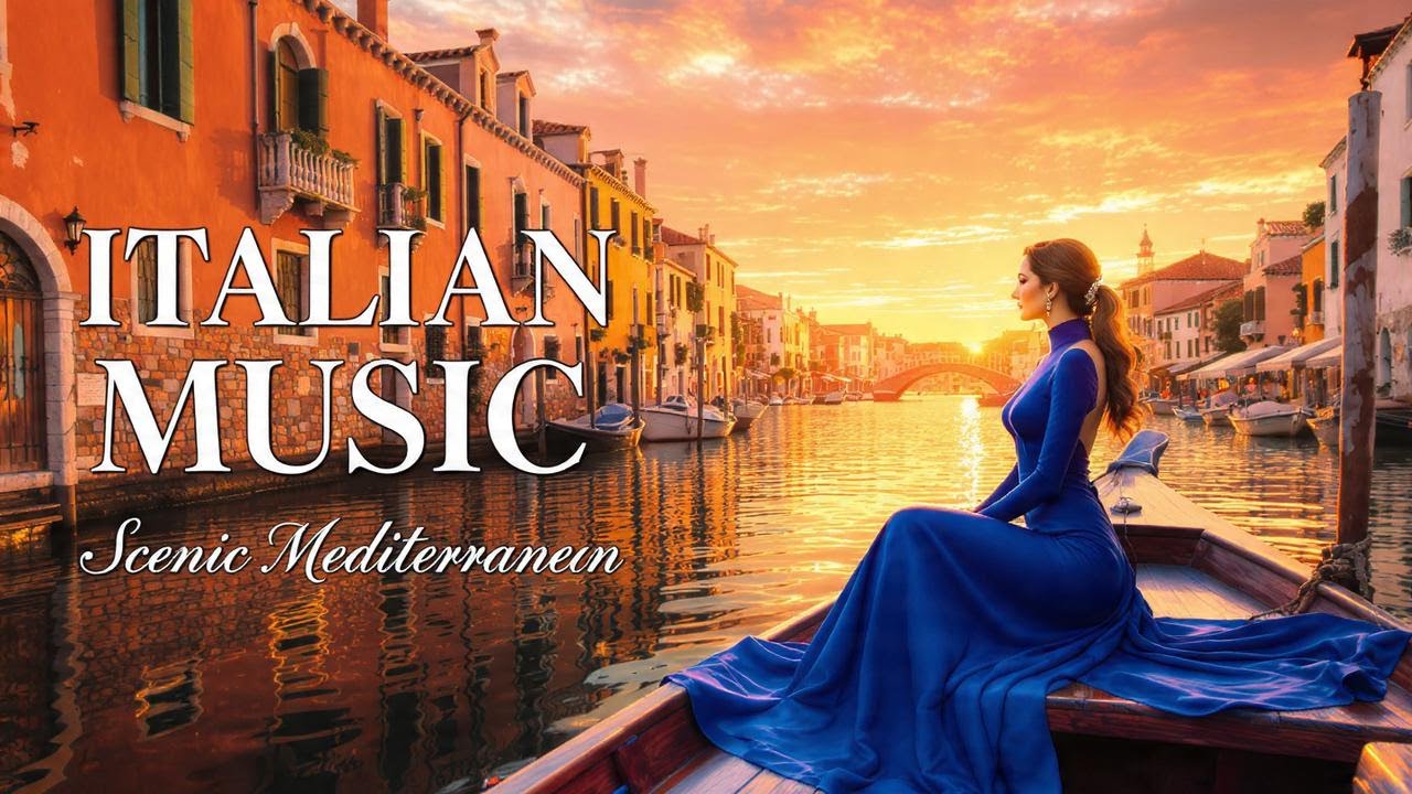 🎶 Italian Vibes & Mediterranean Music 🎶 2+ Hours Amalfi Coast & Lake Como Calm Escape 4K