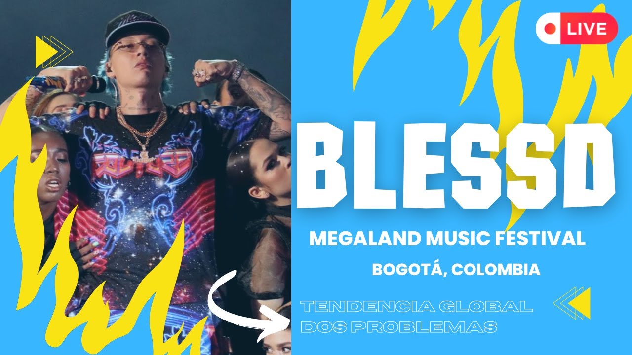 Siempre blessd la rompe en #bogot&aacute; en el #megaland 2022