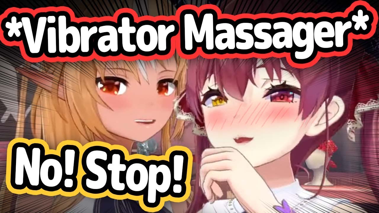 Marine Takes Out Her Vibrator Massager During Stream But Flare Tries To Stop Her【Hololive】
