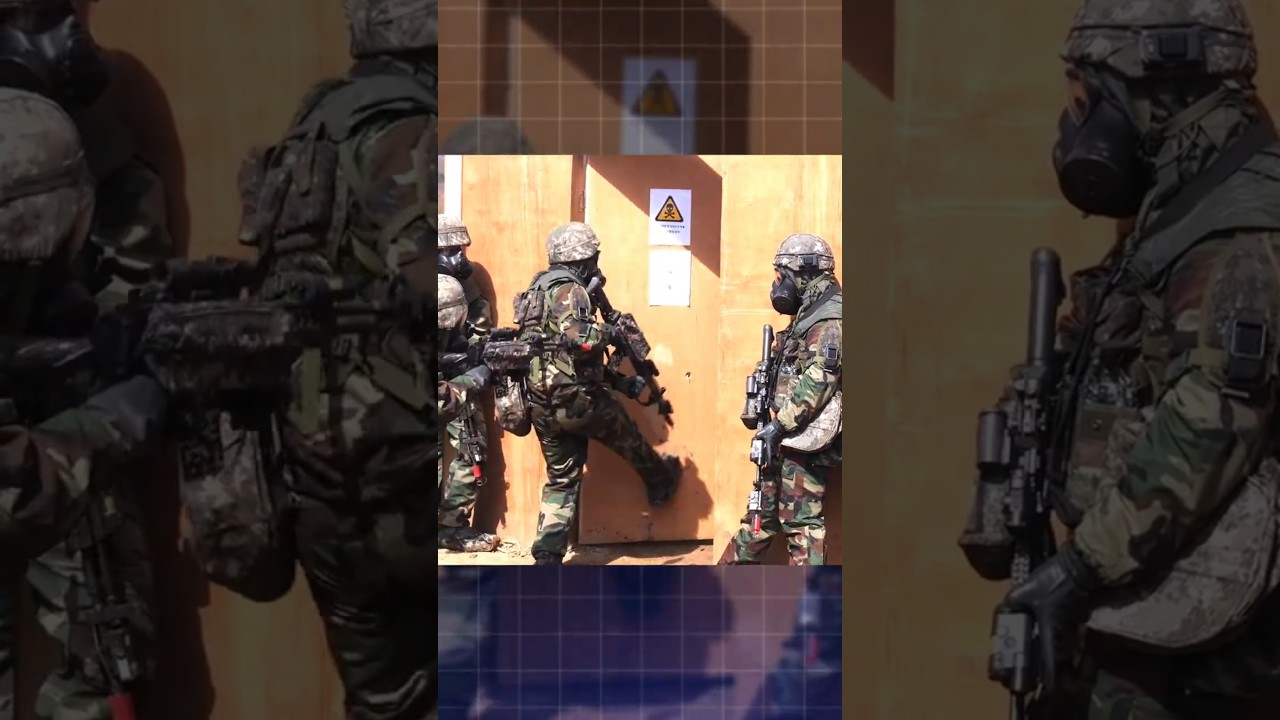 When breaching a door goes completely wrong... 💀 #army #militaryeverything #viral #military