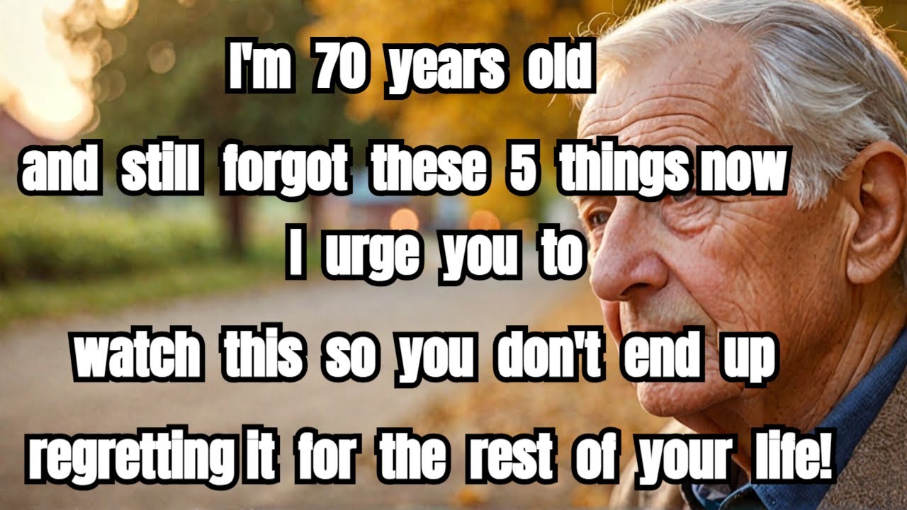 Faith at 70 Forget These 5 Things and You&rsquo;ll Regret It #faith #Faithat70 #wiseword